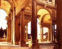 (image for) Handmade oil painting Copy paintings of famous artists John Singer Sargenti's art A Study of Architec